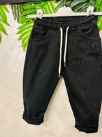 Jeans Nero Con Elastico 41304 - Piccole Canaglie - PC26694