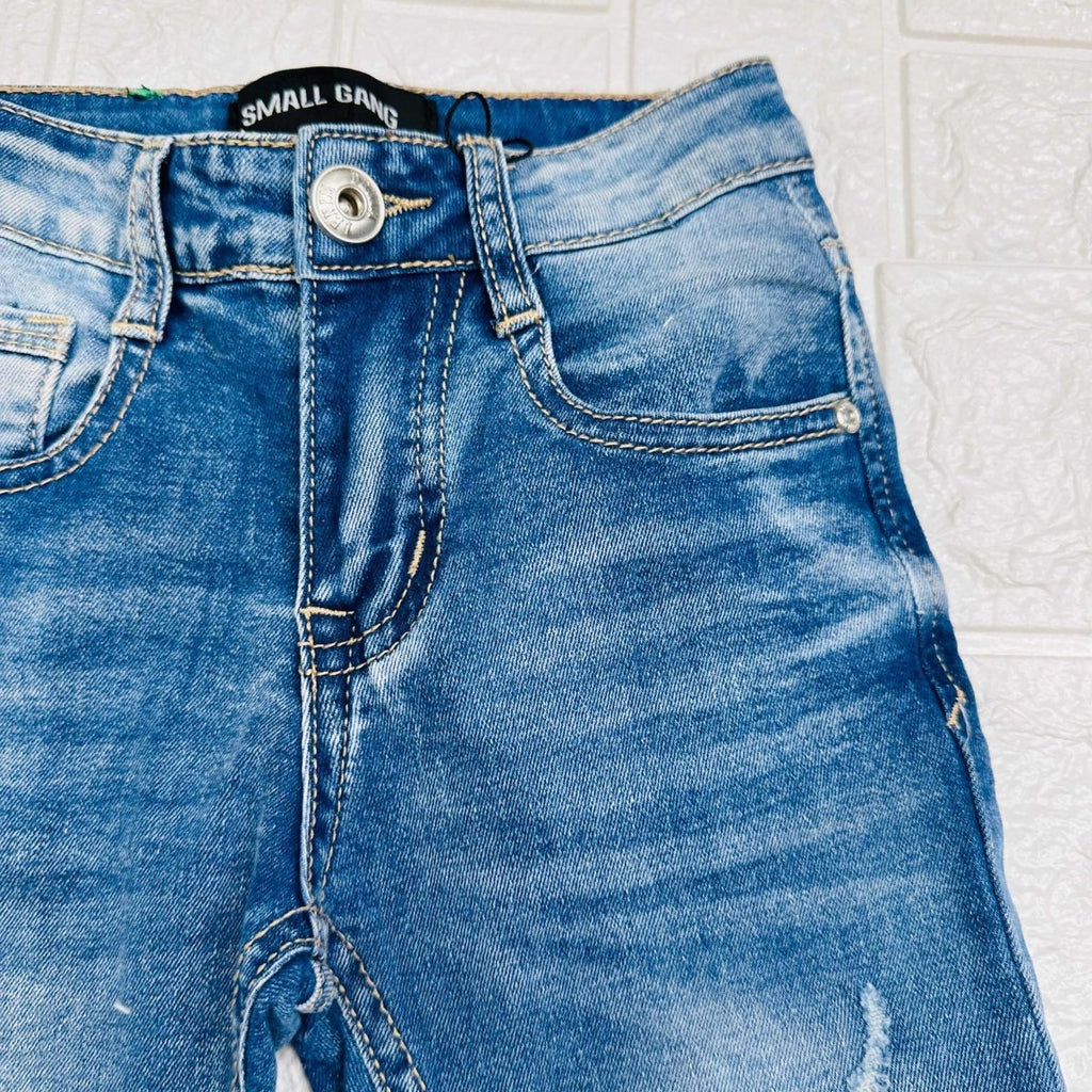 Jeans sfumato gamba stretta - Piccole Canaglie - PC21190