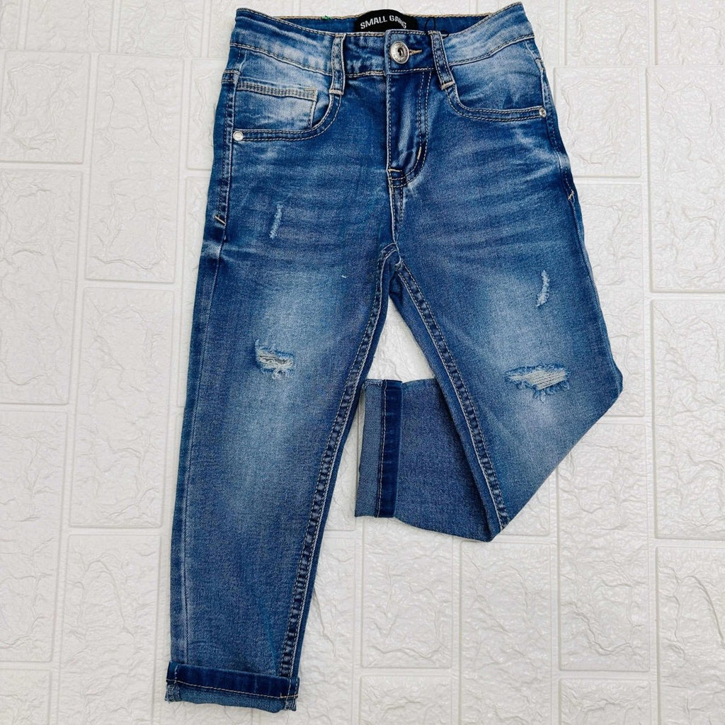 Jeans sfumato gamba stretta - Piccole Canaglie - PC21190