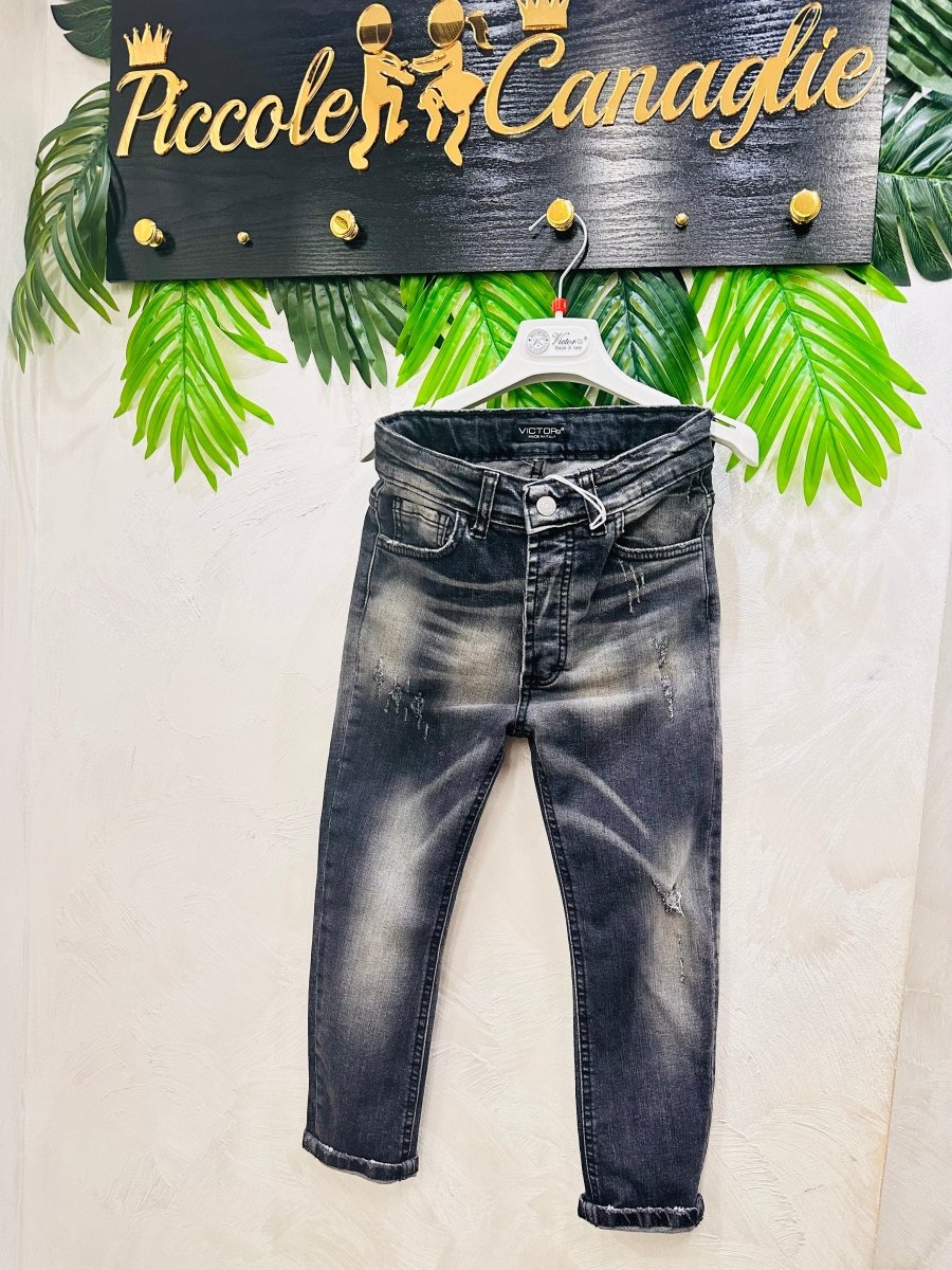 Jeans Sfumato grigio - Piccole Canaglie - PC24253