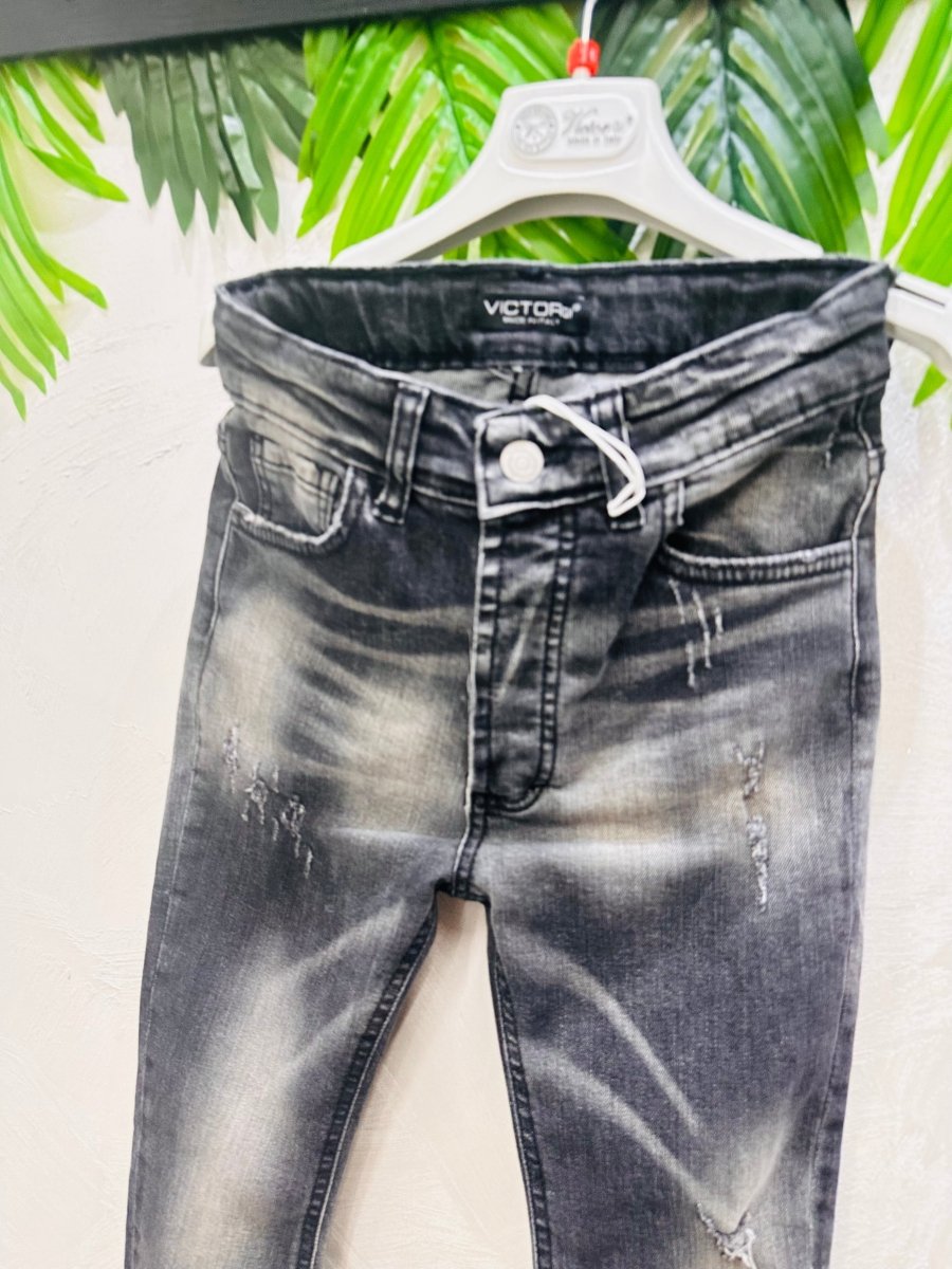 Jeans Sfumato grigio - Piccole Canaglie - PC24253