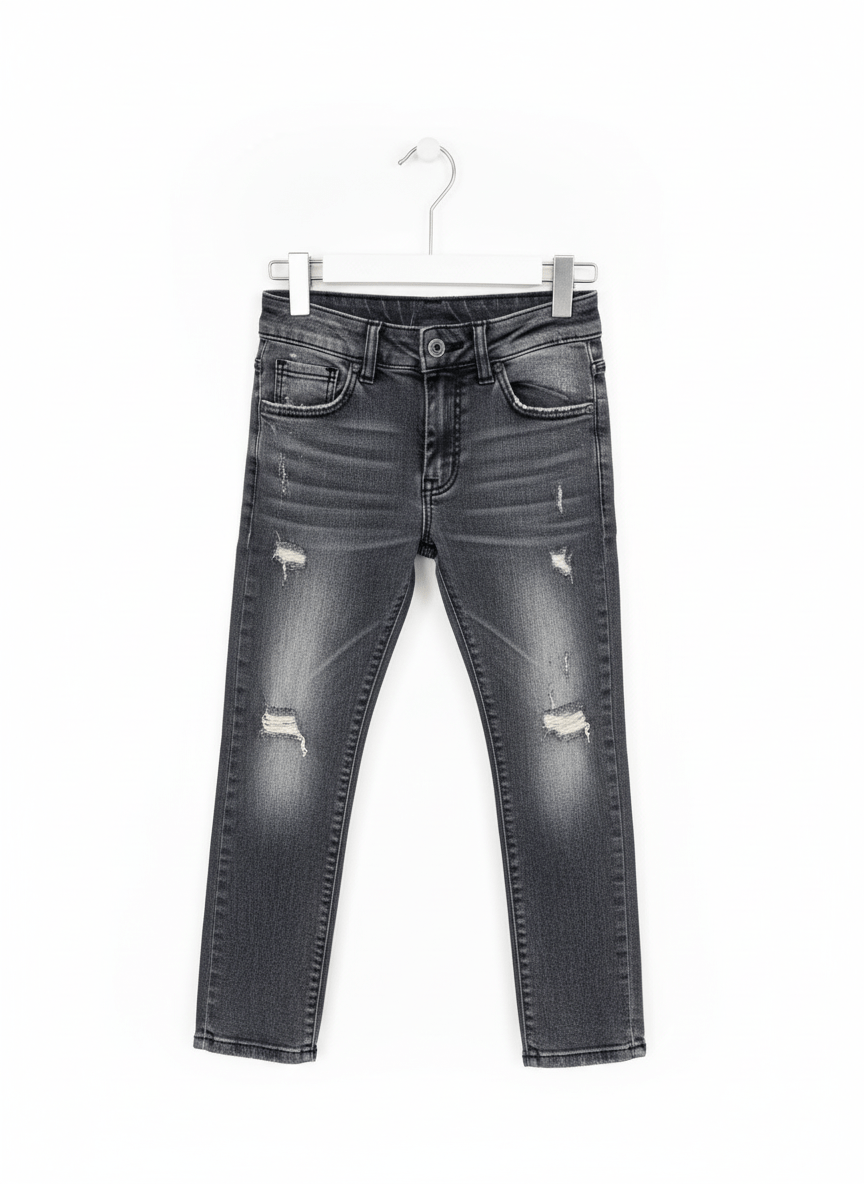 Jeans Sfumato grigio - Piccole Canaglie - PC24253