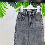 Jeans Sfumato nero Brillantini - Piccole Canaglie - PC21713