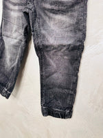 Jeans Slavato nero Elastico con - Piccole Canaglie - PC24653
