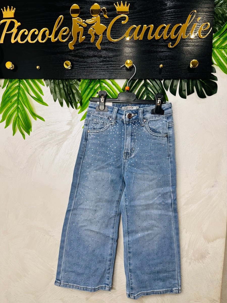 Jeans Venus Brillantini elasticizzato - Piccole Canaglie - PC24341