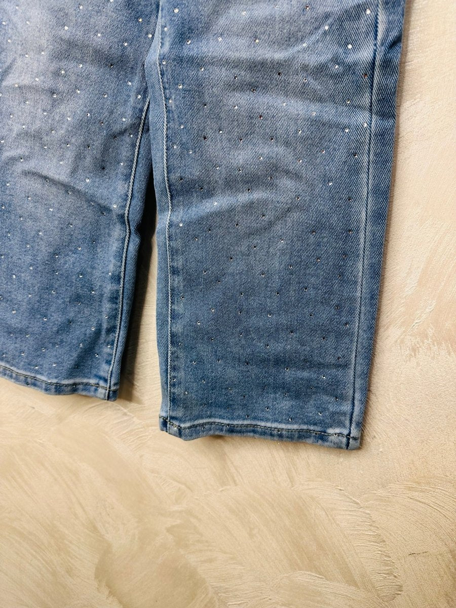 Jeans Venus Brillantini elasticizzato - Piccole Canaglie - PC24341