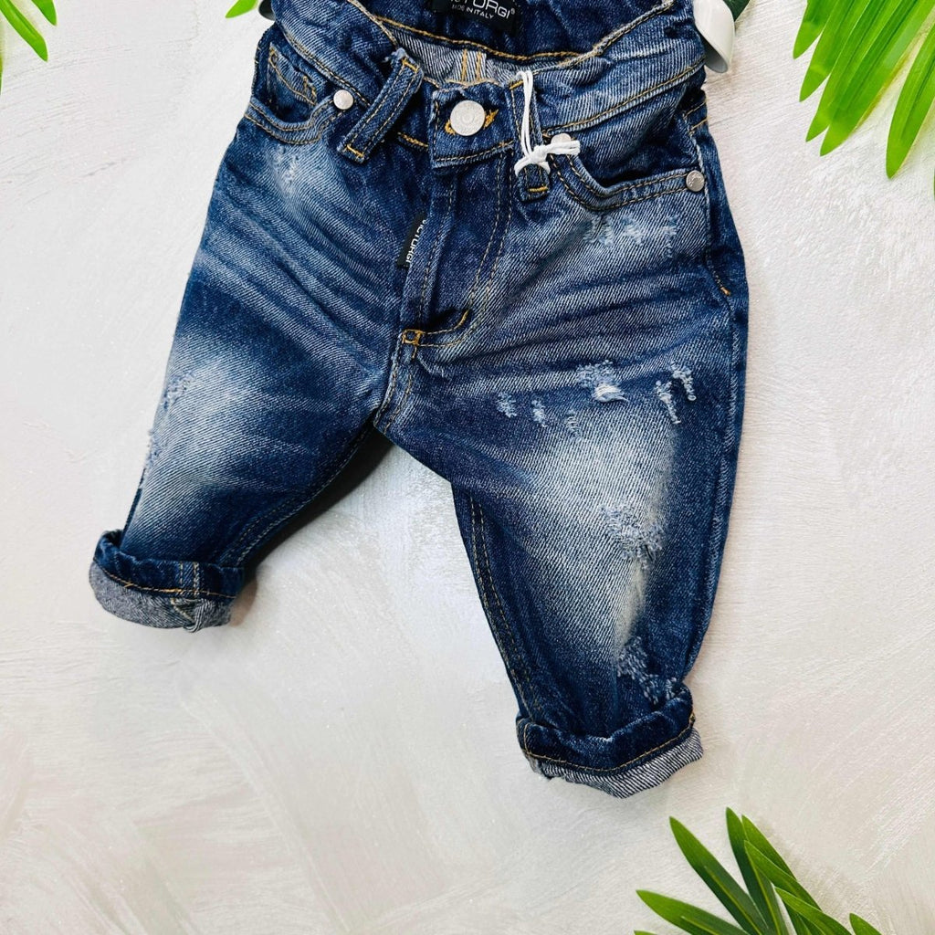 Jeans VictorGi blu mesi - Piccole Canaglie - PC21638