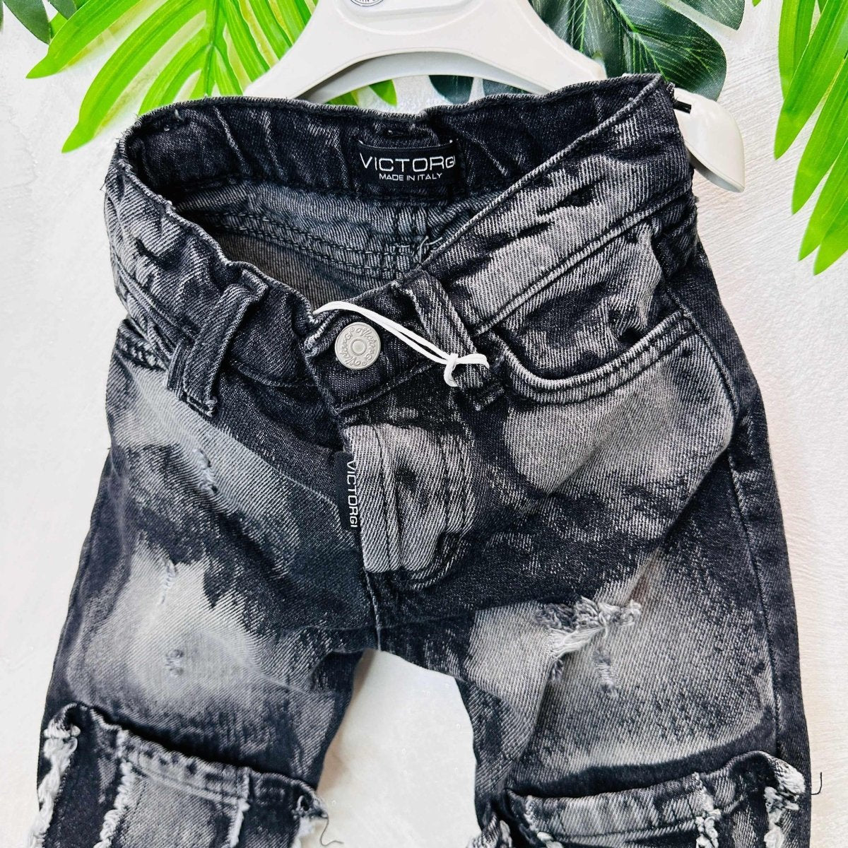 Jeans VictorGi nero mesi - Piccole Canaglie - PC21650