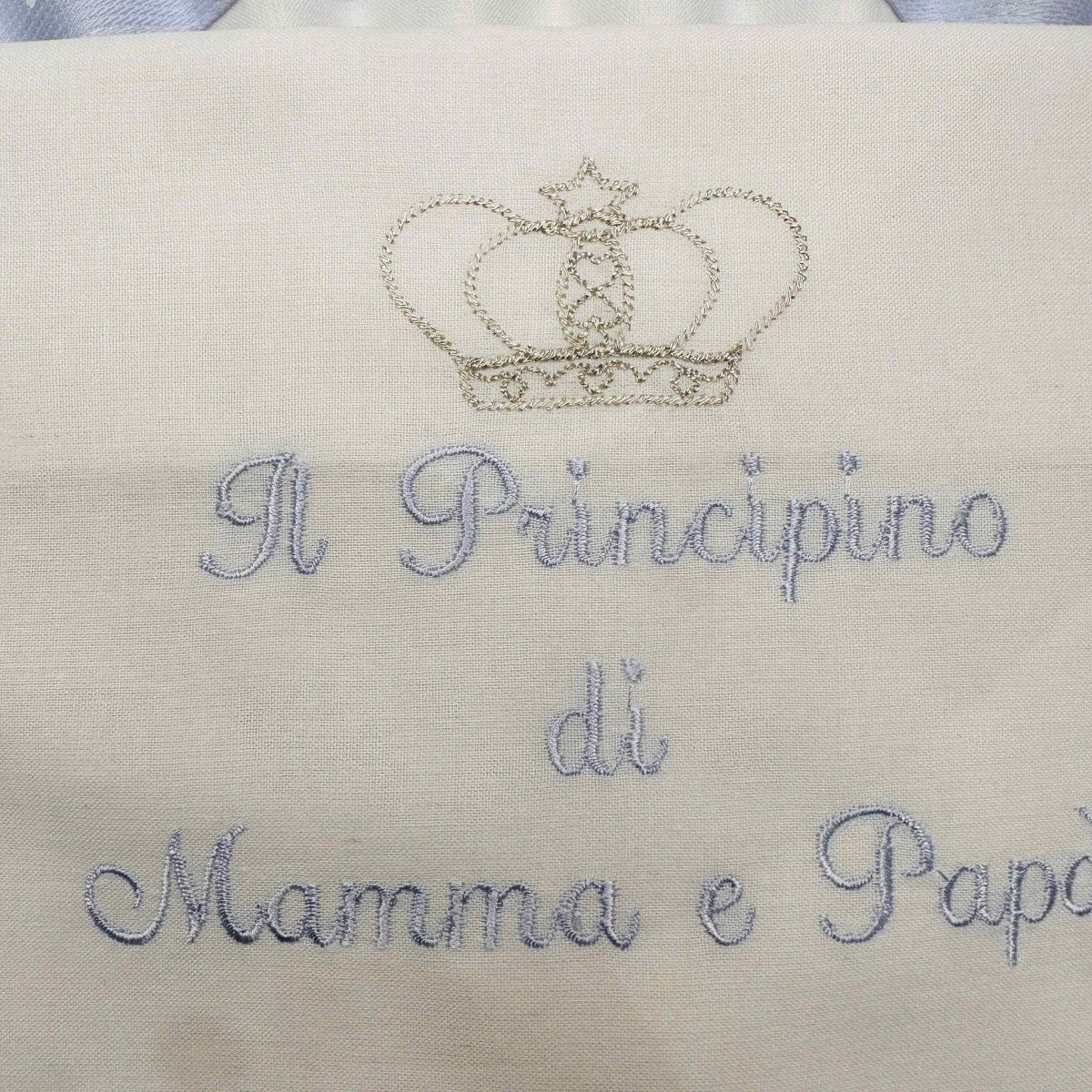 Lenzuola carrozzina celeste ART LC015020 - Piccole Canaglie - PC20504