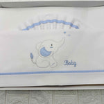 Lenzuola carrozzina celeste ART LC015158 - Piccole Canaglie - PC20505