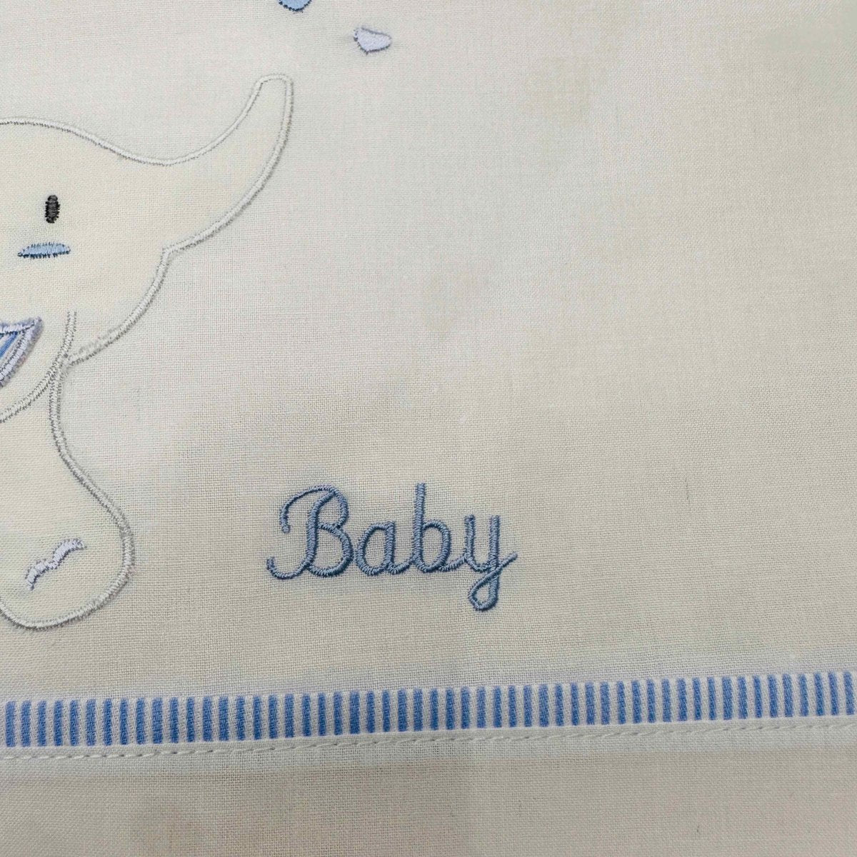 Lenzuola carrozzina celeste ART LC015158 - Piccole Canaglie - PC20505