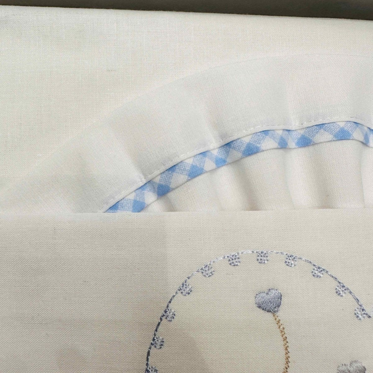 Lenzuola carrozzina celeste ART LC015161 - Piccole Canaglie - PC20506