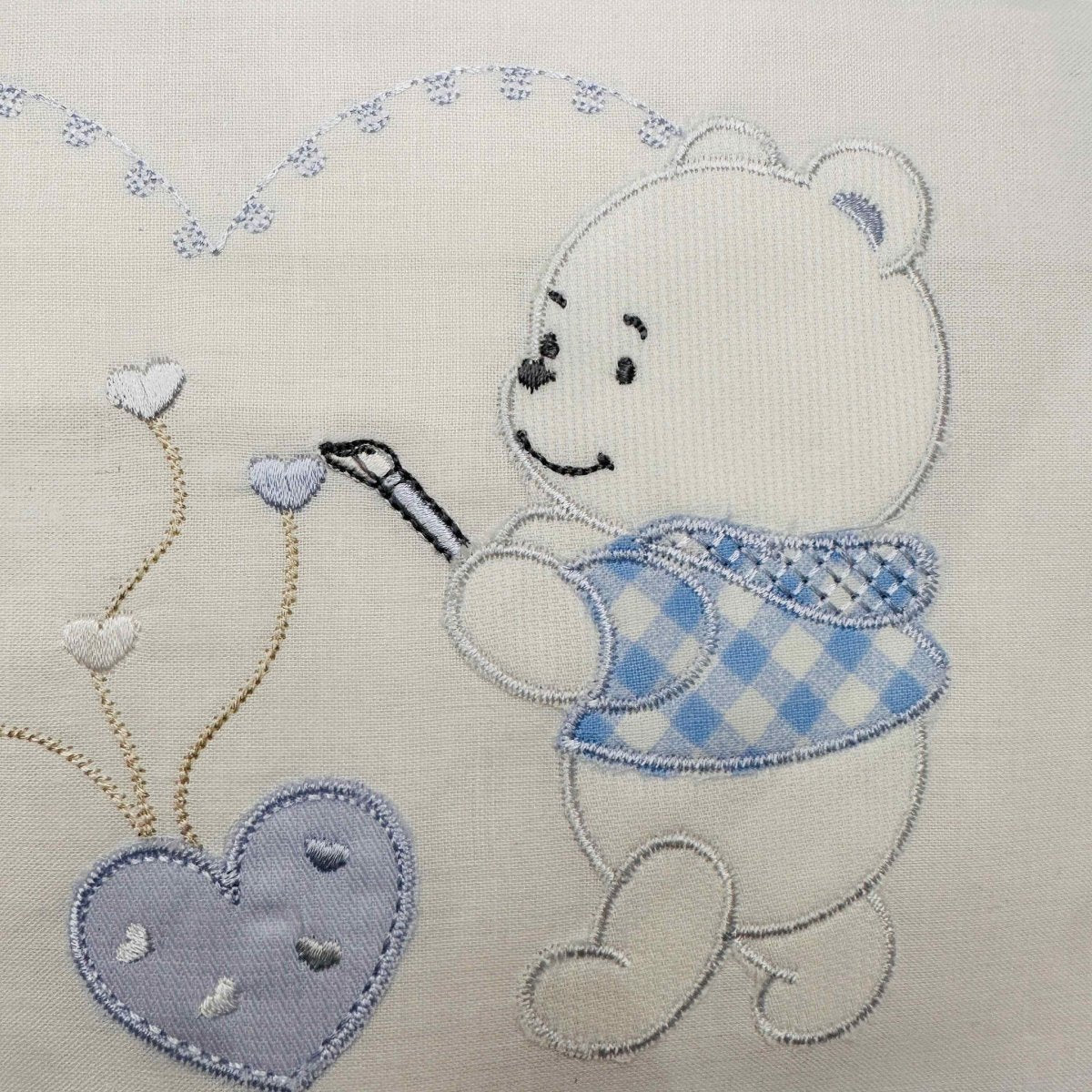 Lenzuola carrozzina celeste ART LC015161 - Piccole Canaglie - PC20506