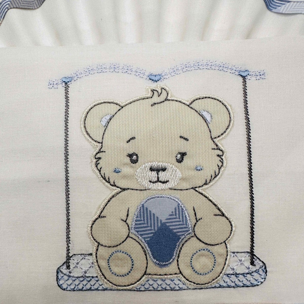 Lenzuola carrozzina celeste ARTLC015160 - Piccole Canaglie - PC20511