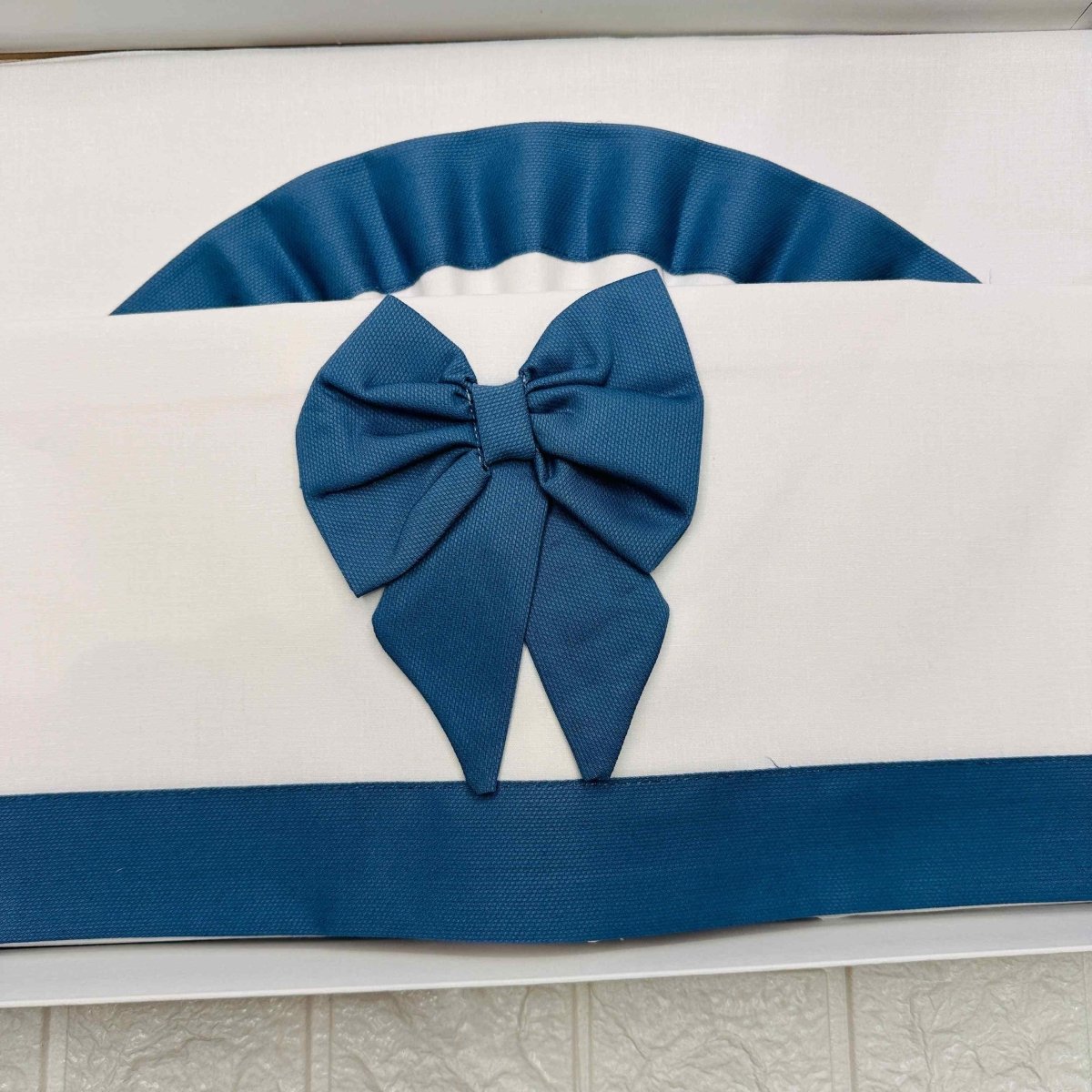 Lenzuola carrozzina fiocco carta da zucchero ART LC015104 - Piccole Canaglie - PC20503