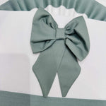 Lenzuola carrozzina fiocco verde ART LC015104 - Piccole Canaglie - PC21920