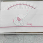 Lenzuola carrozzina rosa ART LC015158 - Piccole Canaglie - PC20518