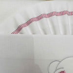 Lenzuola carrozzina rosa ART LC015158 - Piccole Canaglie - PC20518