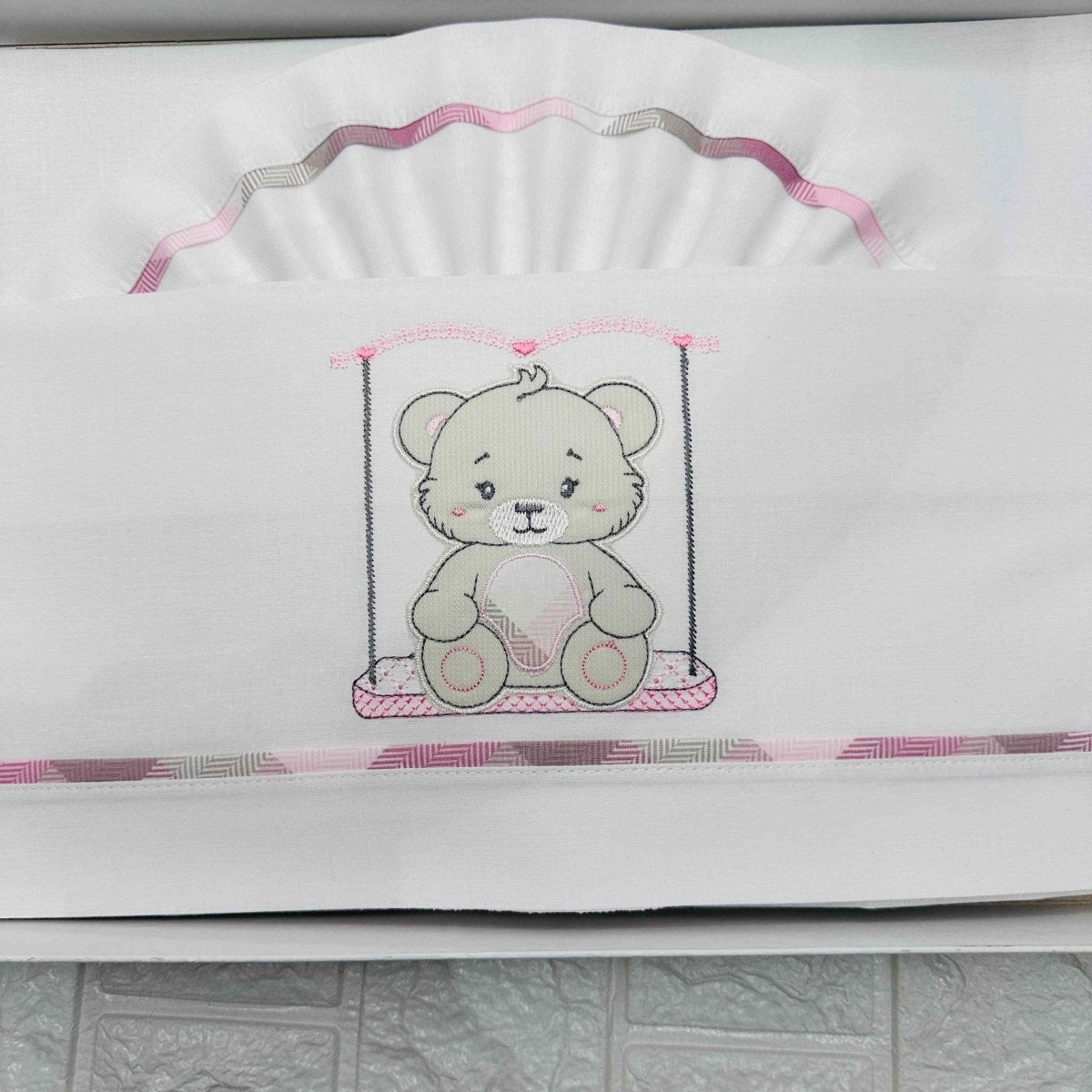 Lenzuola Carrozzina rosa ART LC015160 - Piccole Canaglie - PC20519