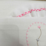 Lenzuola carrozzina rosa ART LC015161 - Piccole Canaglie - PC20499