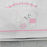 Lenzuola carrozzina rosa ART LC015161 - Piccole Canaglie - PC20499