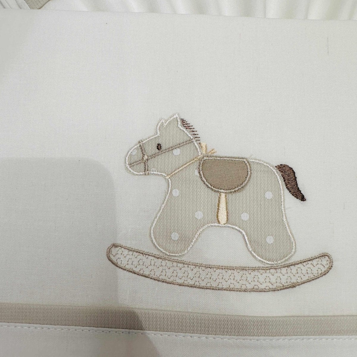 Lenzuola Culla cavallino panna ART LL018165 - Piccole Canaglie - PC21960