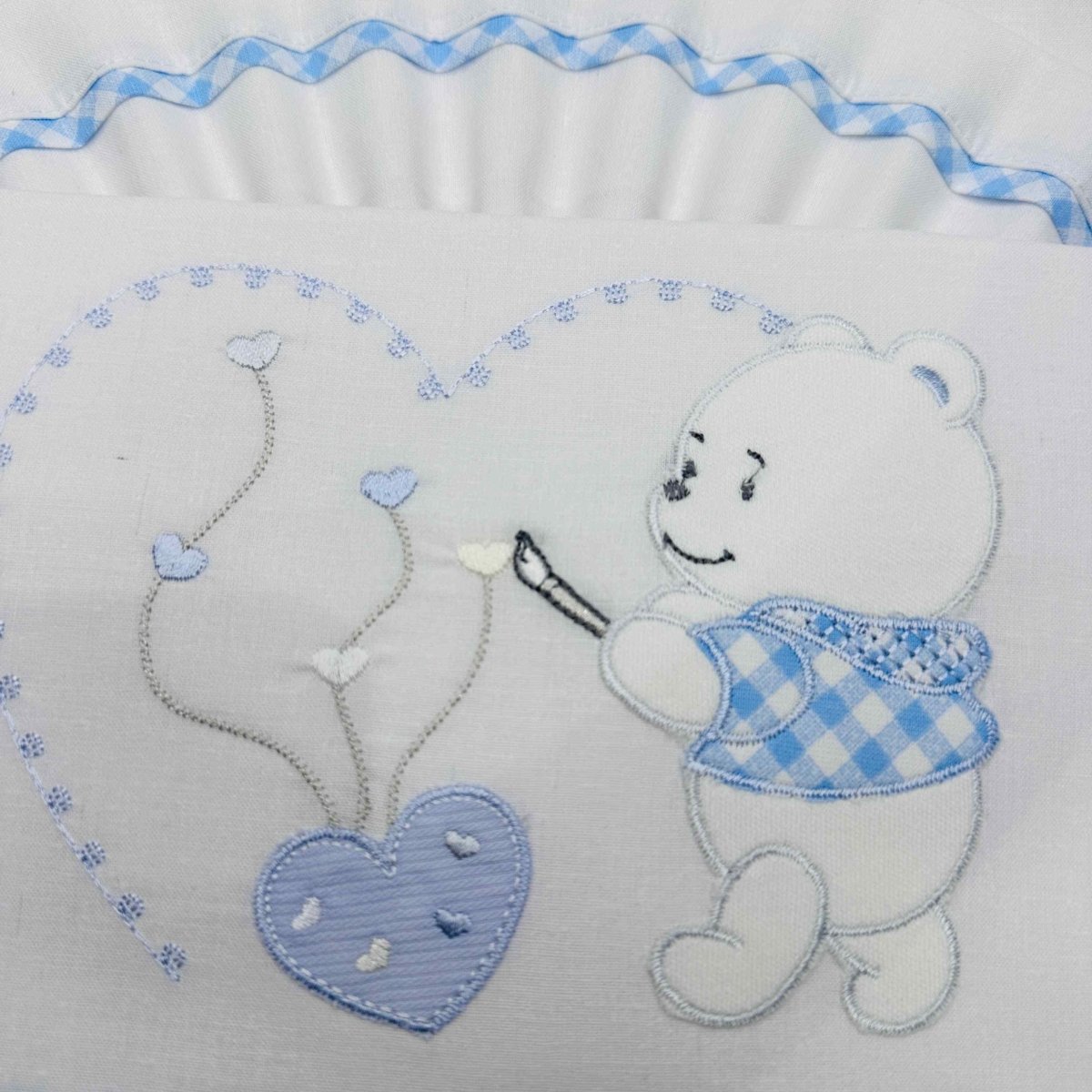 Lenzuola culla celeste ART LL018161 - Piccole Canaglie - PC20523