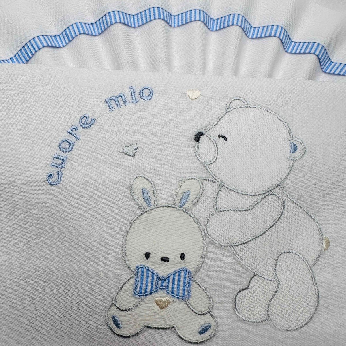 Lenzuola culla celeste ART LL018162 - Piccole Canaglie - PC20524