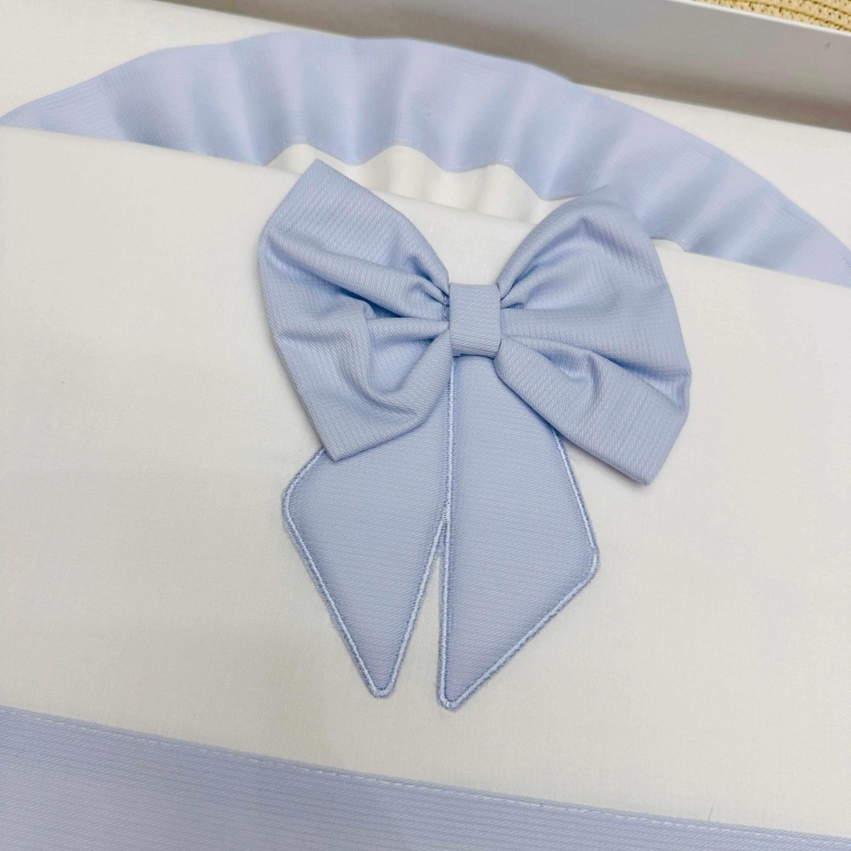 Lenzuola culla fiocco Celeste LL018104 - Piccole Canaglie - PC22392