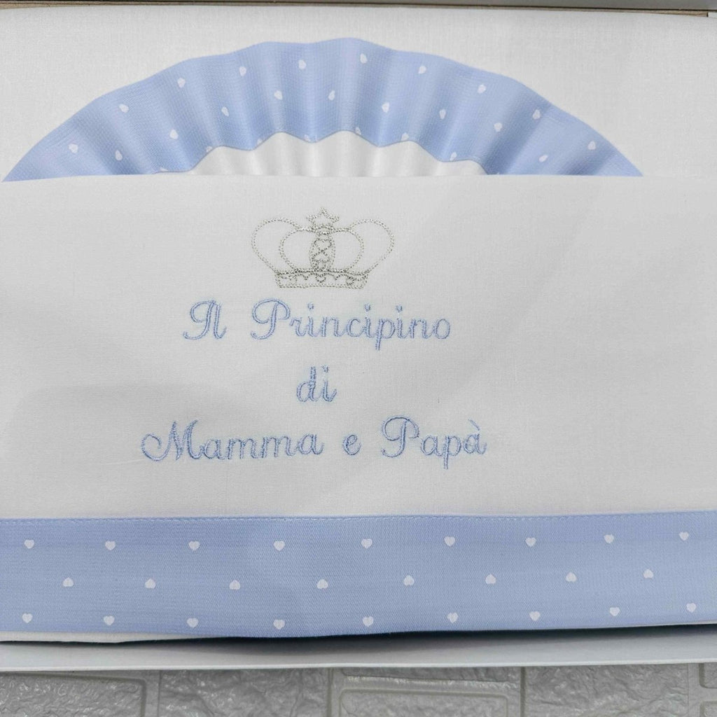 Lenzuola culla Principino ART LL018020 - Piccole Canaglie - PC20526