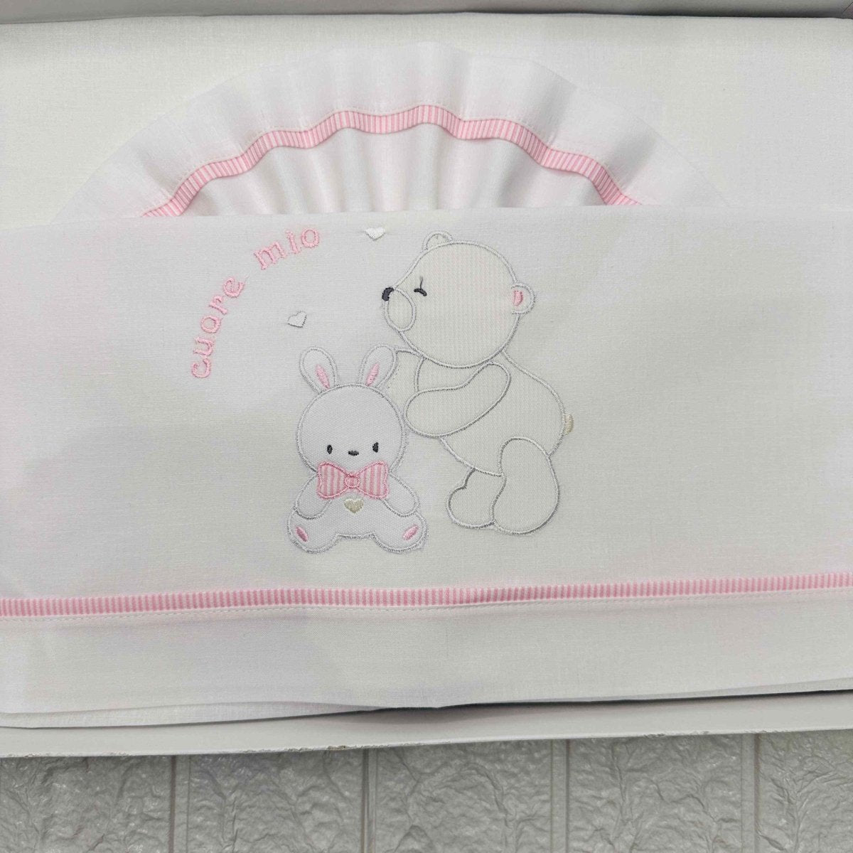 Lenzuola culla Rosa ART LL018162 - Piccole Canaglie - PC20529