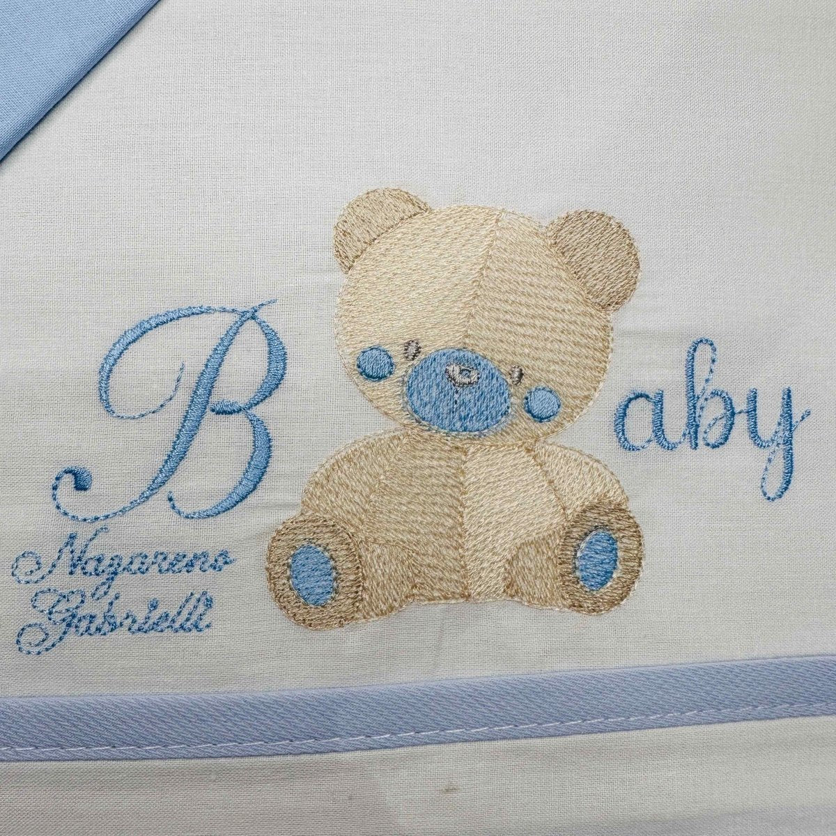 Lenzuola Next to me Orso celeste - Piccole Canaglie - PC20535