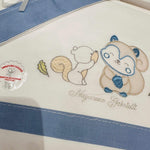 Lenzuola Next to me scoiattolo celeste - Piccole Canaglie - PC21994