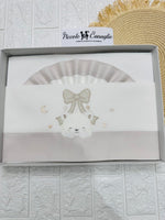 Lenzuola orsetto fiocco sopra Fiocco Culla LL018163 - Piccole Canaglie - PC23279