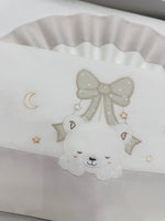 Lenzuola orsetto fiocco sopra Fiocco Culla LL018163 - Piccole Canaglie - PC23279