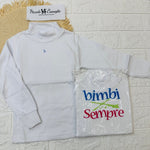 Lupetto Bianco Caldo Cotone - Piccole Canaglie - PC22721