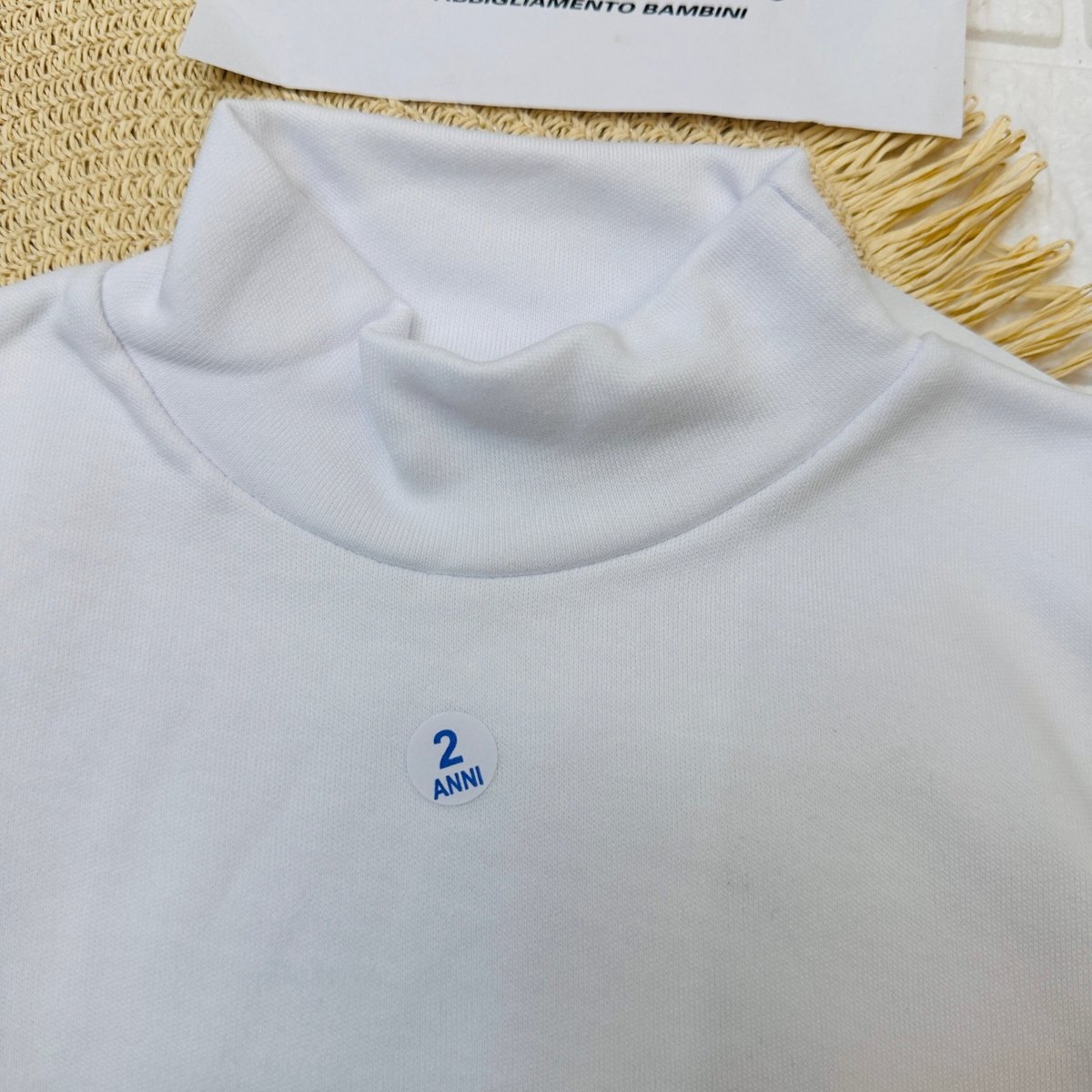 Lupetto Bianco Caldo Cotone - Piccole Canaglie - PC22721