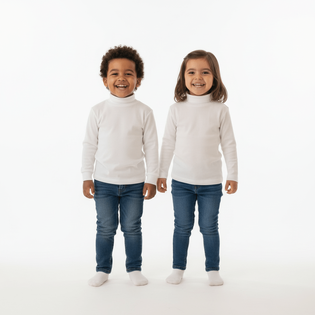 Lupetto Bianco felpato - Piccole Canaglie - PC22721