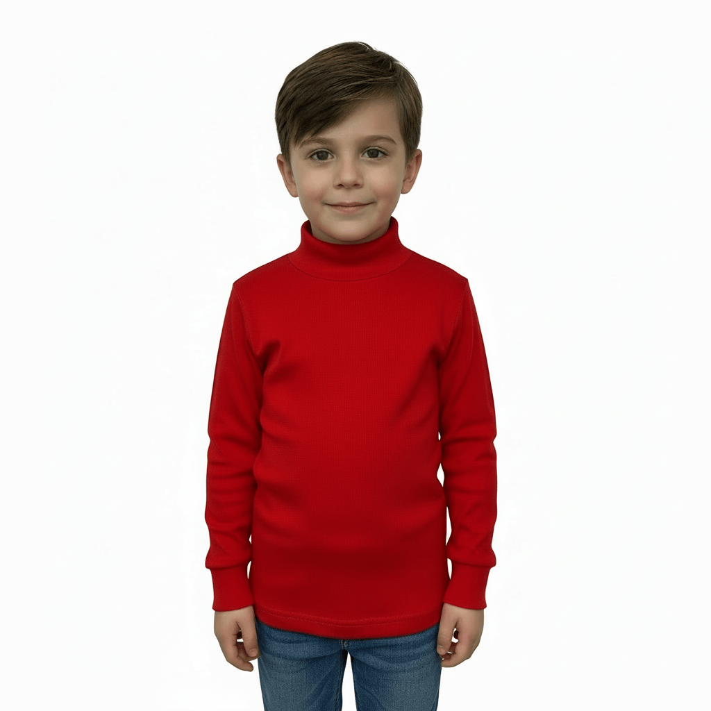 Lupetto rosso felpato - Piccole Canaglie - 