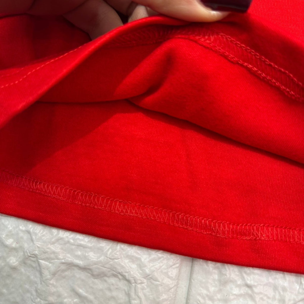 Lupetto rosso felpato - Piccole Canaglie - 