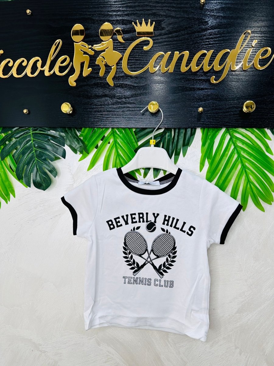 Maglia 9111 Beverly Hill Bianca - Piccole Canaglie - PC28260