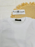Maglia Basic Cotone Bianca - Piccole Canaglie - PC26041