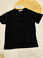 Maglia Basic Cotone Nera - Piccole Canaglie - PC26027