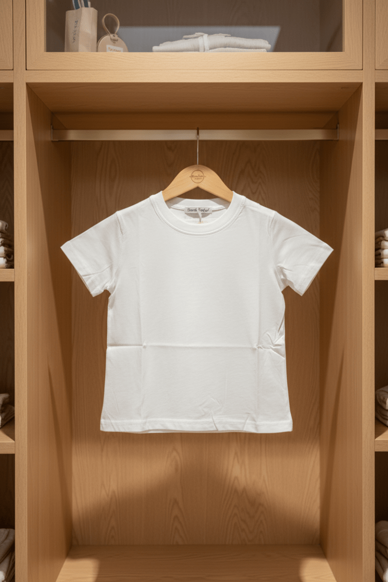 Maglia Basic Cotone Panna - Piccole Canaglie - PC26034