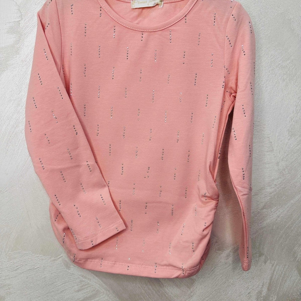 Maglia Bimba Brillantini Rosa - Piccole Canaglie - PC20544