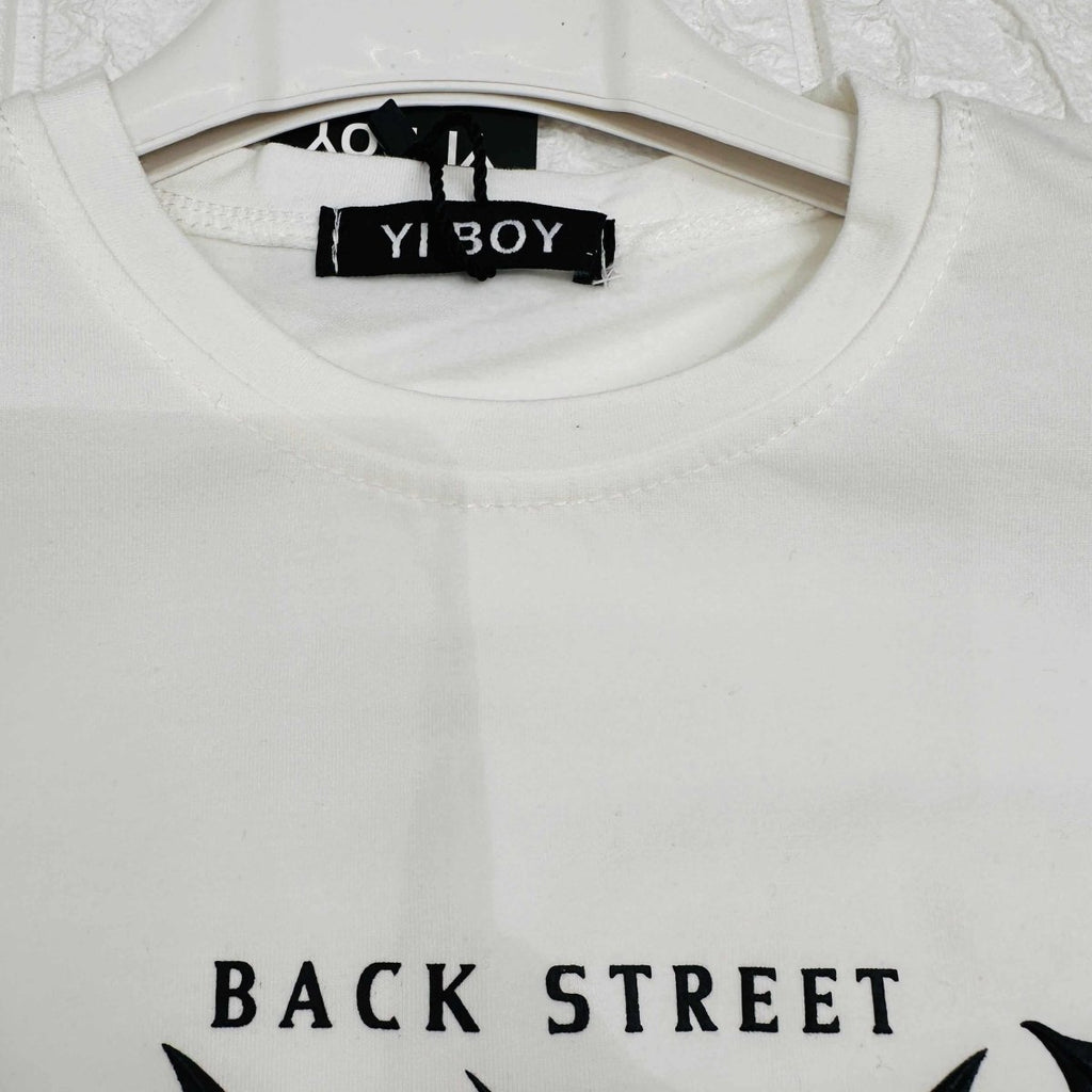 Maglia Boston Bianca - Piccole Canaglie - PC21201