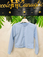 Maglia Bottoncini Elasticizzata Avio 26026 - Piccole Canaglie - PC25455