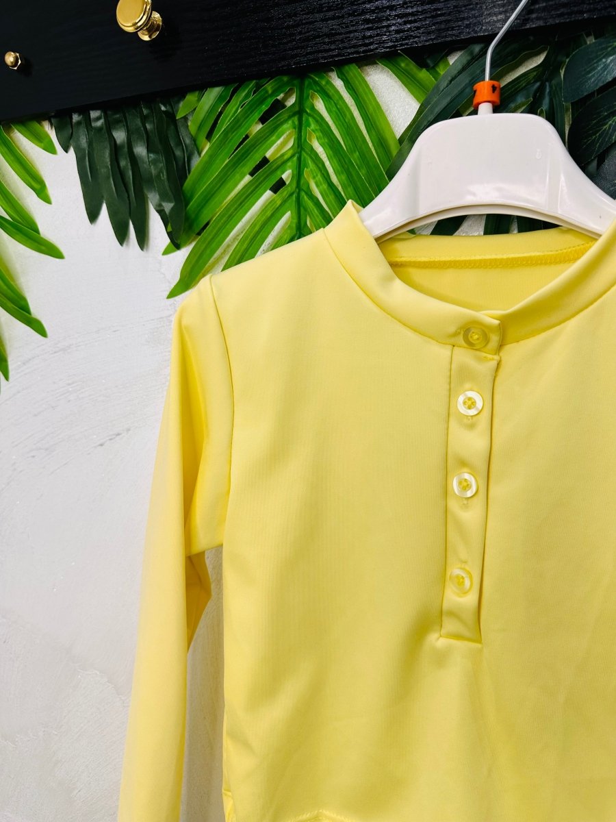 Maglia Bottoncini Elasticizzata Giallina 26026 - Piccole Canaglie - PC25461