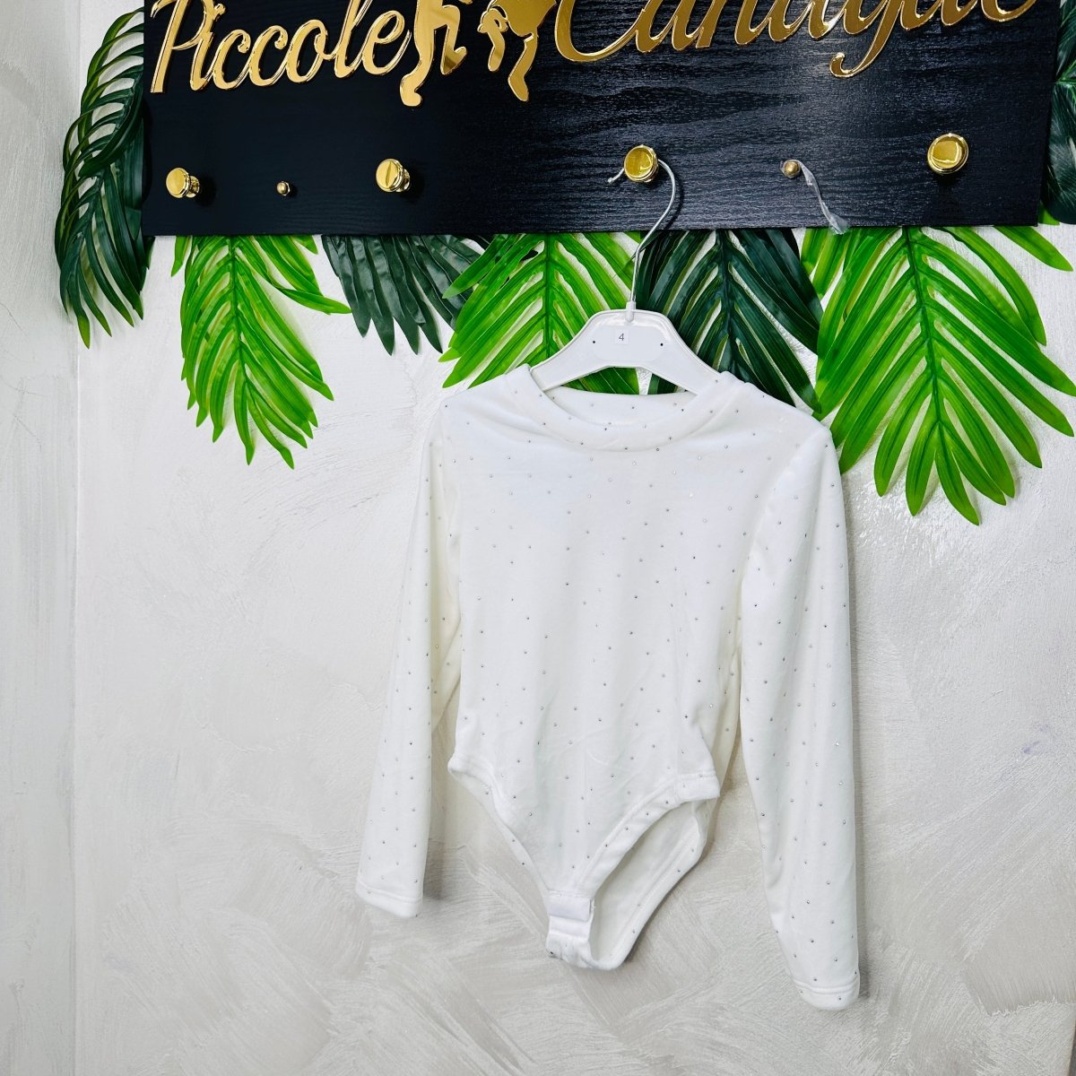 Maglia brillantini a Body Ciniglia - Piccole Canaglie - PC22539