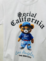 Maglia California Los Angeles Bianca 1112 - Piccole Canaglie - PC28805